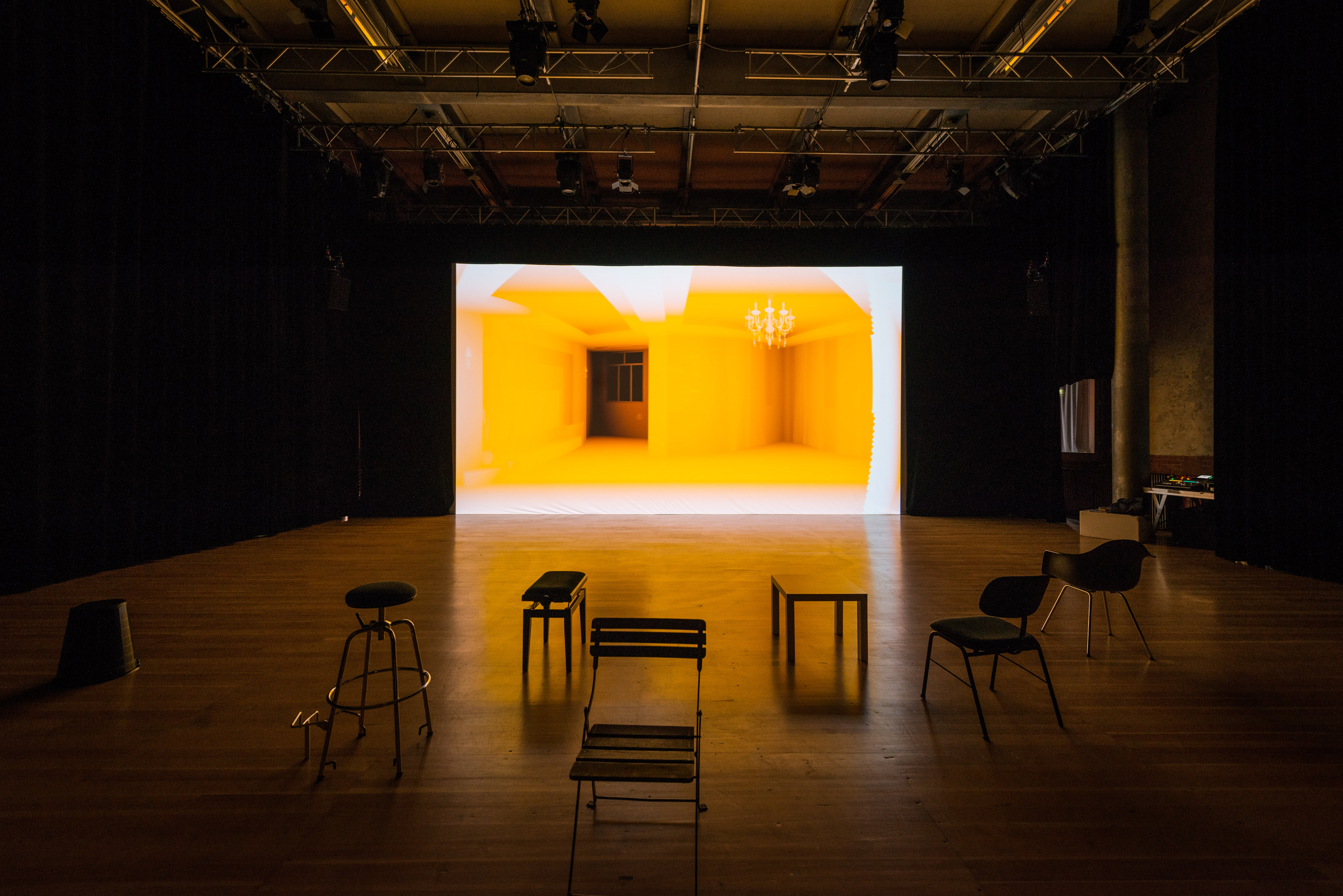 ↑ Homeschool at Radialsystem Berlin (2019) as part of the Housing the Human festival. Photo Camille Blake